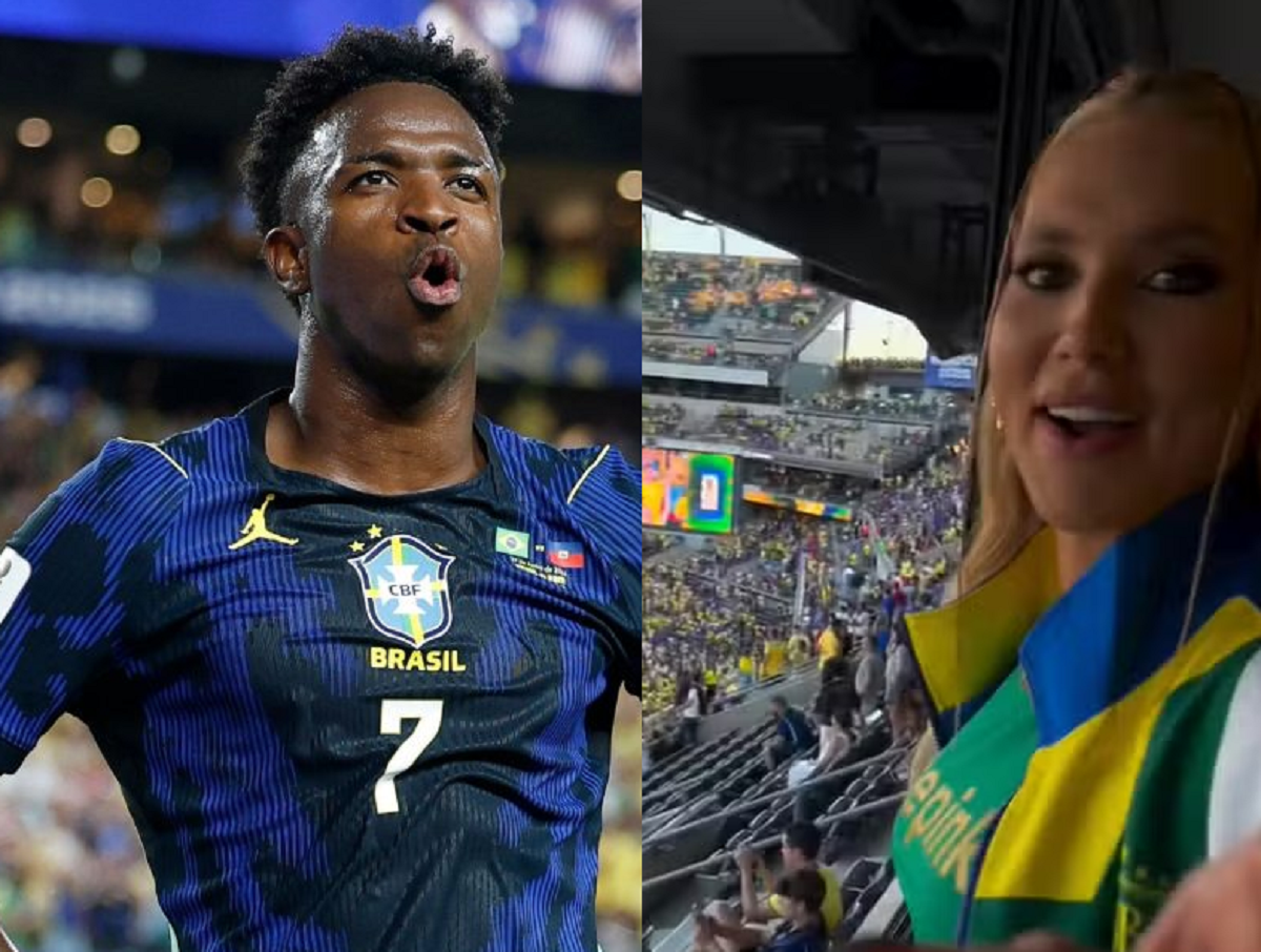 Virginia vibra muito com gol de Vini Jr em jogo contra o Haiti e torcedores pedem Casa com ele