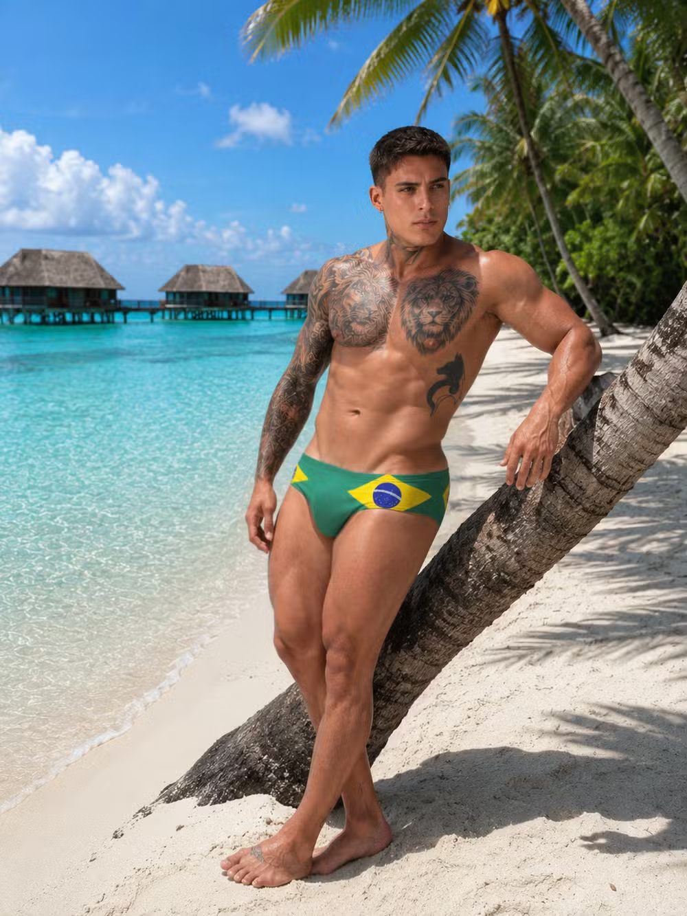 Ex-padrasto de Neymar, Tiago Ramos entrega tudo em ensaio feito por IA 48 image