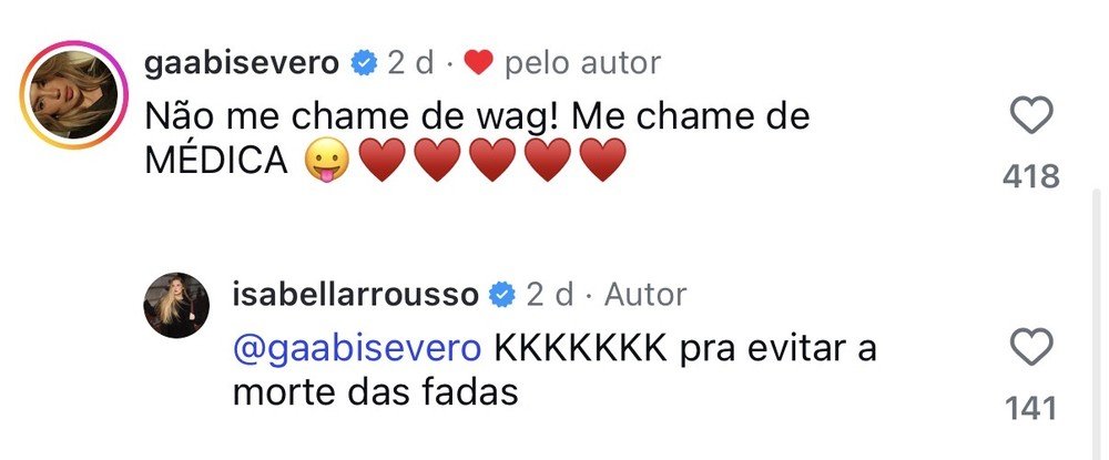 Namorada de Gabriel Martinelli reage a comentário e dispara: “Não me chame de WAG, me chame de médica” 47 img 5282