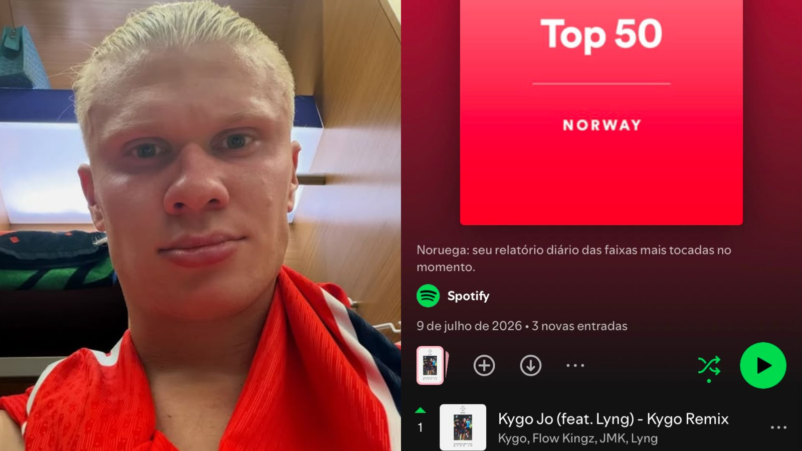Erling Haaland spotify