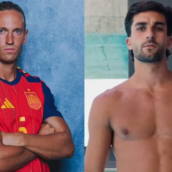Estrelas do futebol espanhol viralizam com fotos de beijos sem camisa