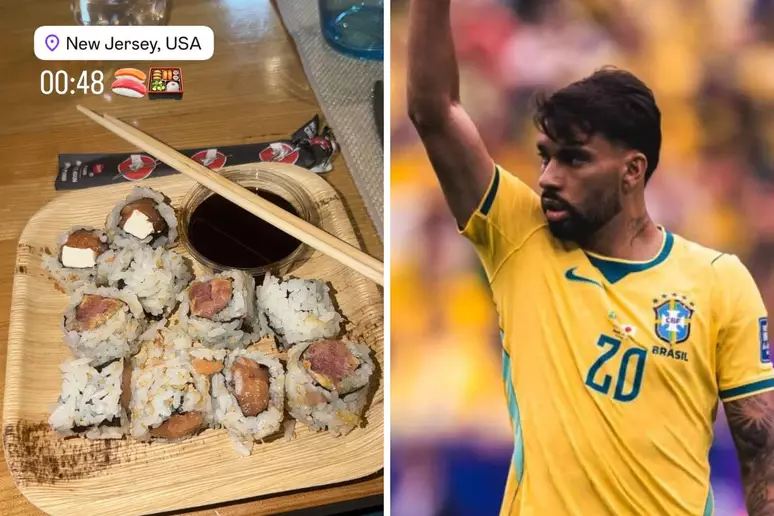Lucas Paquetá publica foto de jantar após vitória do Brasil e torcida interpreta como provocação ao Japão 47 image