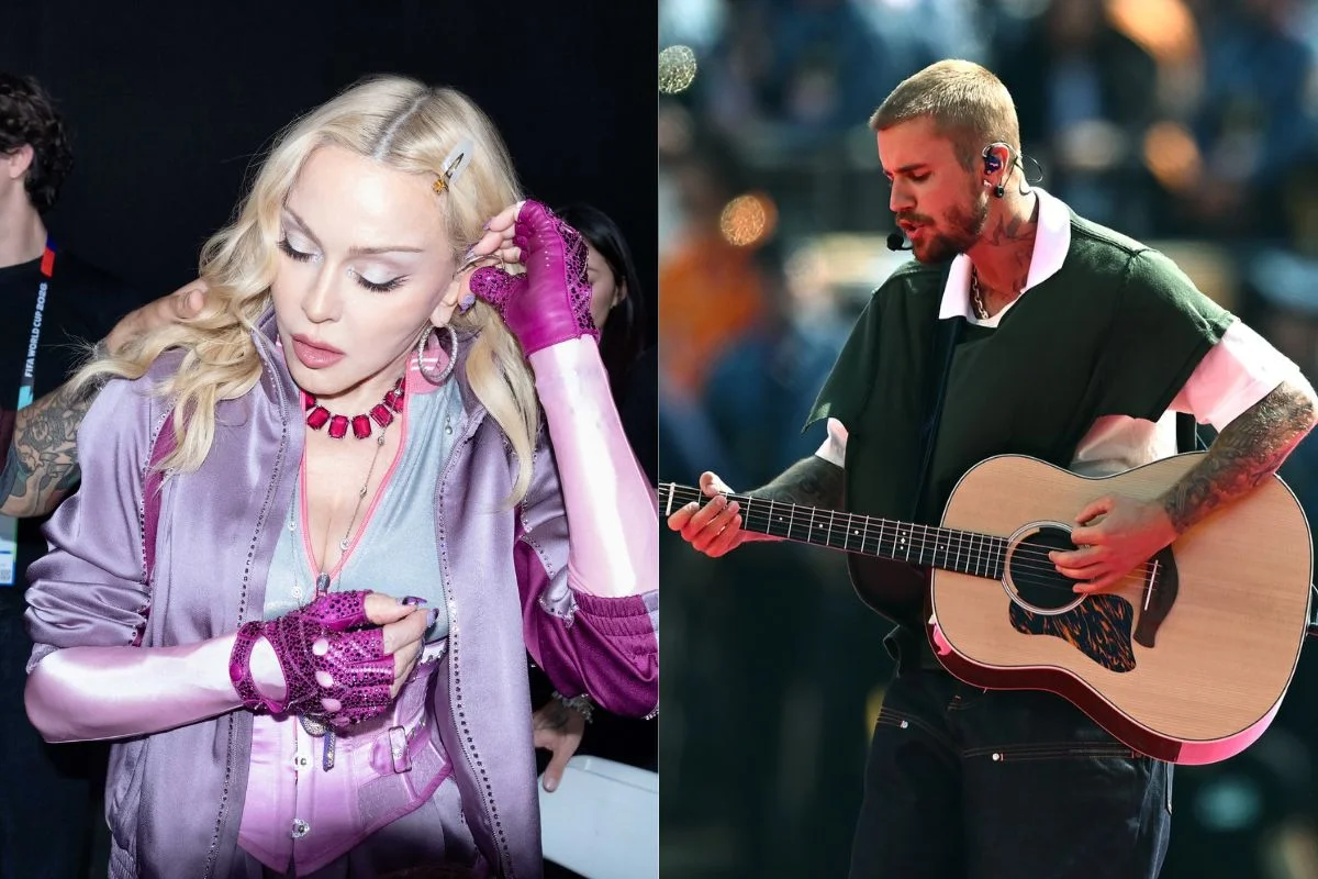 madonna e justin bieber se apresentaram no show do intervalo da final da copa do mundo de 2026