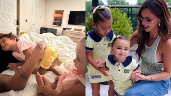 Bruna Biancardi mostra momento de Neymar com as filhas e revela bastidores da comemoração de 1 ano de Mel 1 mel (1)