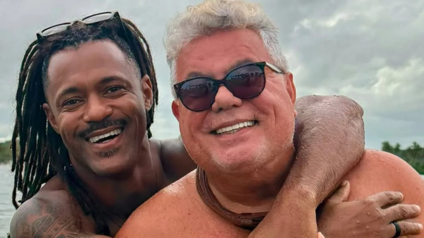 milton cunha posta momento intimo namorado