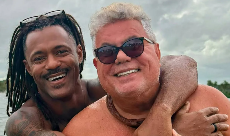 milton cunha posta momento intimo namorado