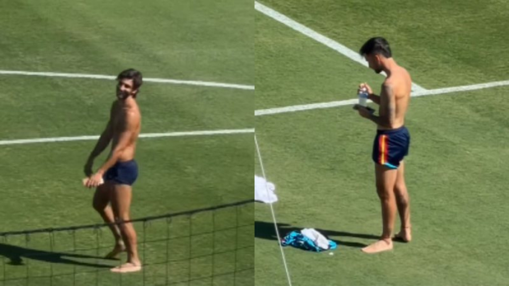 seleção espanha treino sunga