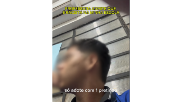 viral professora declaração racista