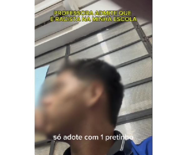 viral professora declaração racista