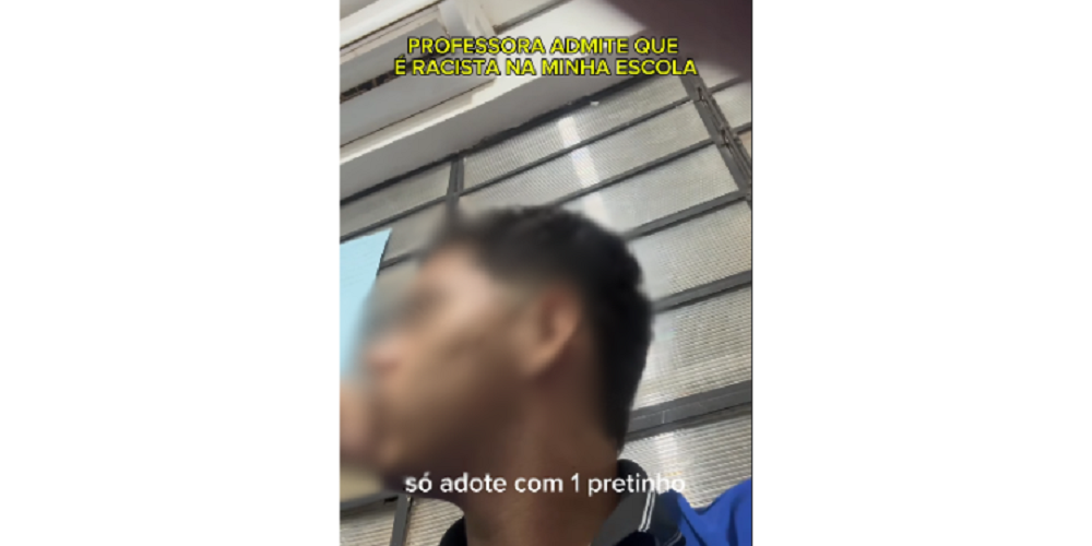 viral professora declaração racista