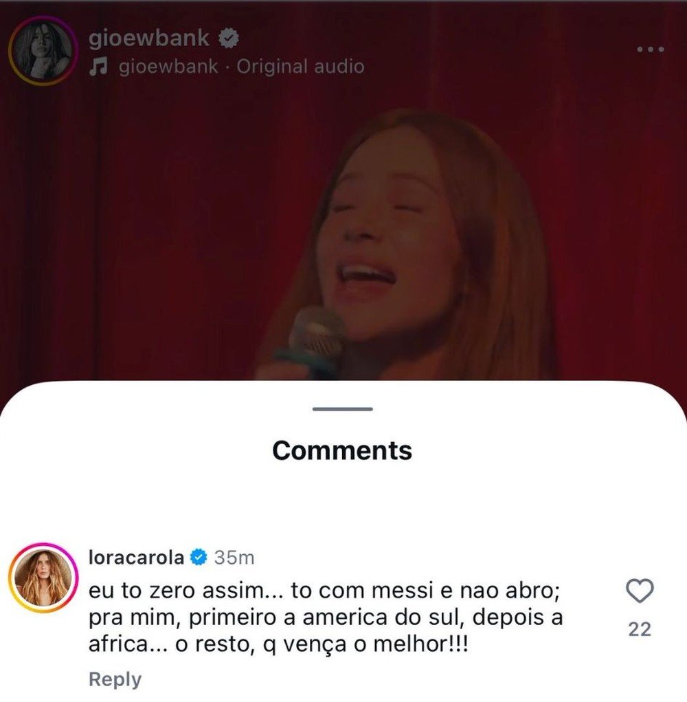 Após polêmica por torcida à Argentina, Carolina Dieckmann faz post sobre racismo 49 whatsapp image 2026 07 15 at 18.18.01