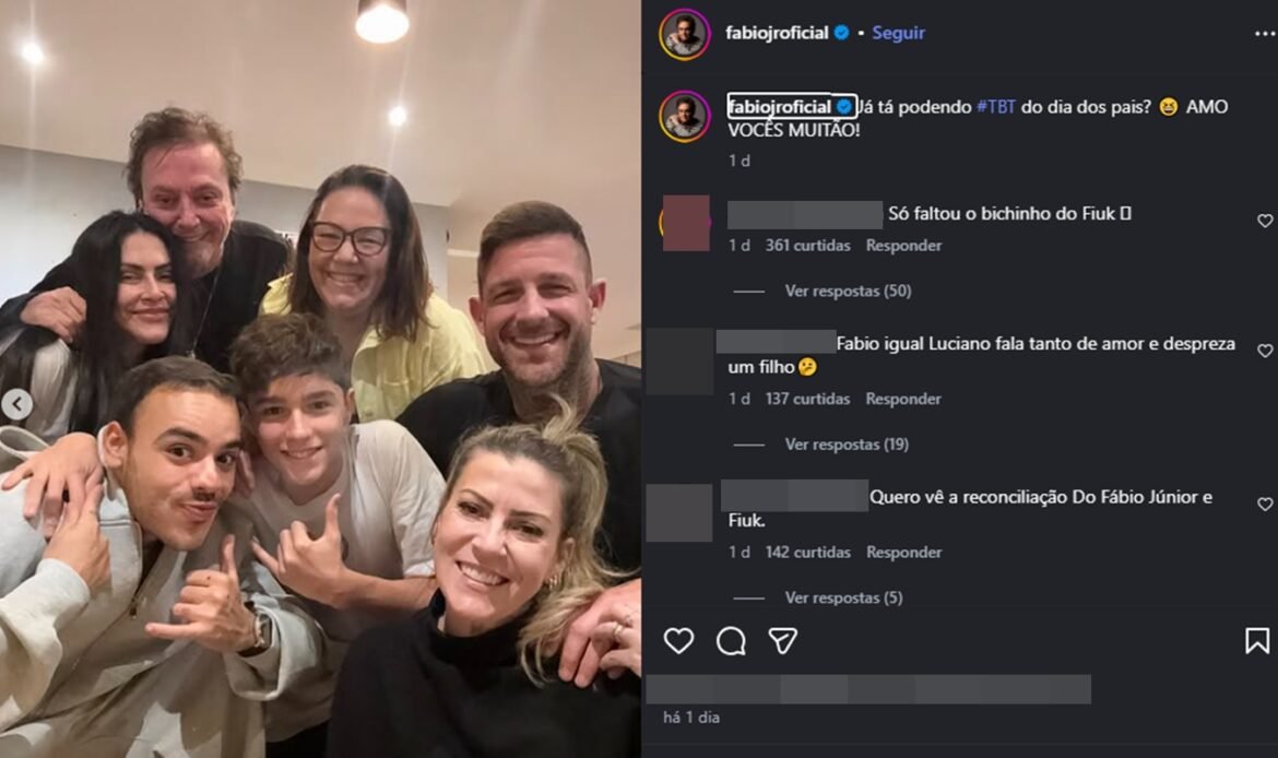 fabio jr dia dos pais sem fiuk