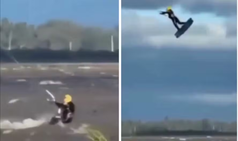 Vídeo: Atleta de kitesurf morre após acidente em manobra e namorada grava últimos momentos 51 image