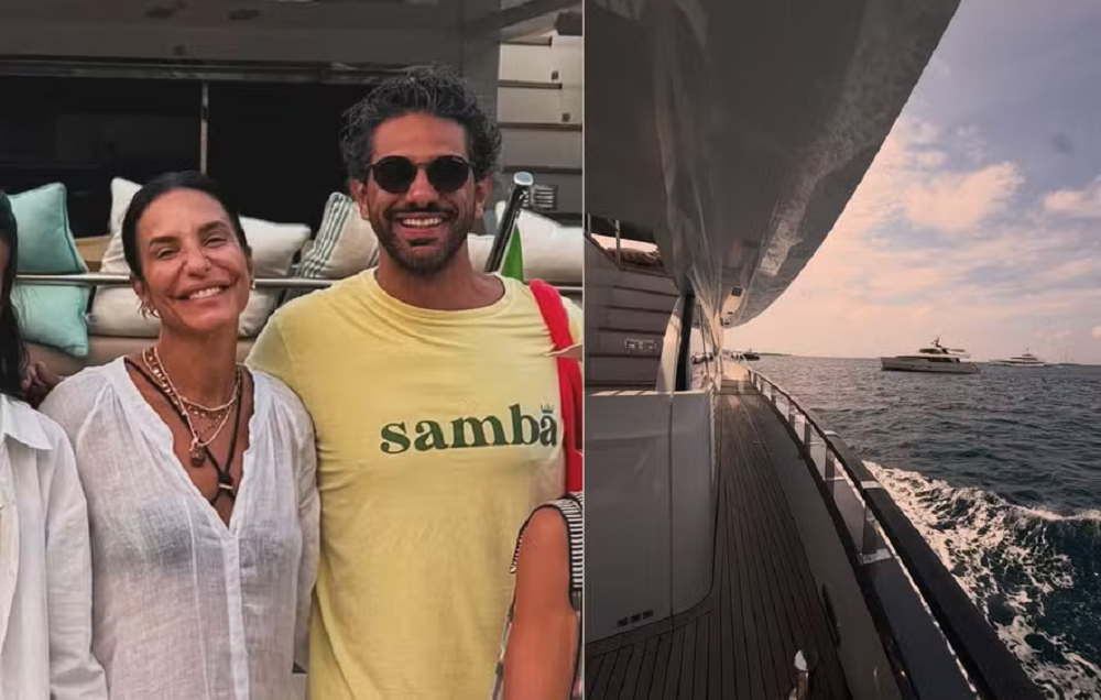 ivete sangalo posa com namorado