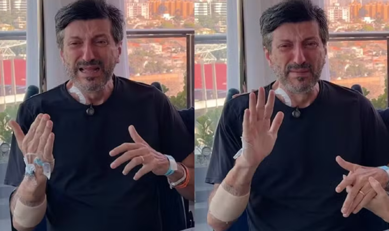 Chorando, Lito grava recado emocionante após diagnóstico de doença rara: 'O jogo só acaba quando termina' 47 lito grava video