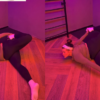thais carla exibe flexibilidade