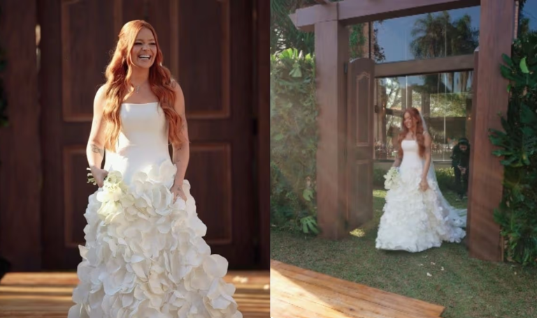 Após desentendimento com o pai, Viih Tube entra sozinha no altar em casamento com Eliezer 48 viih tube