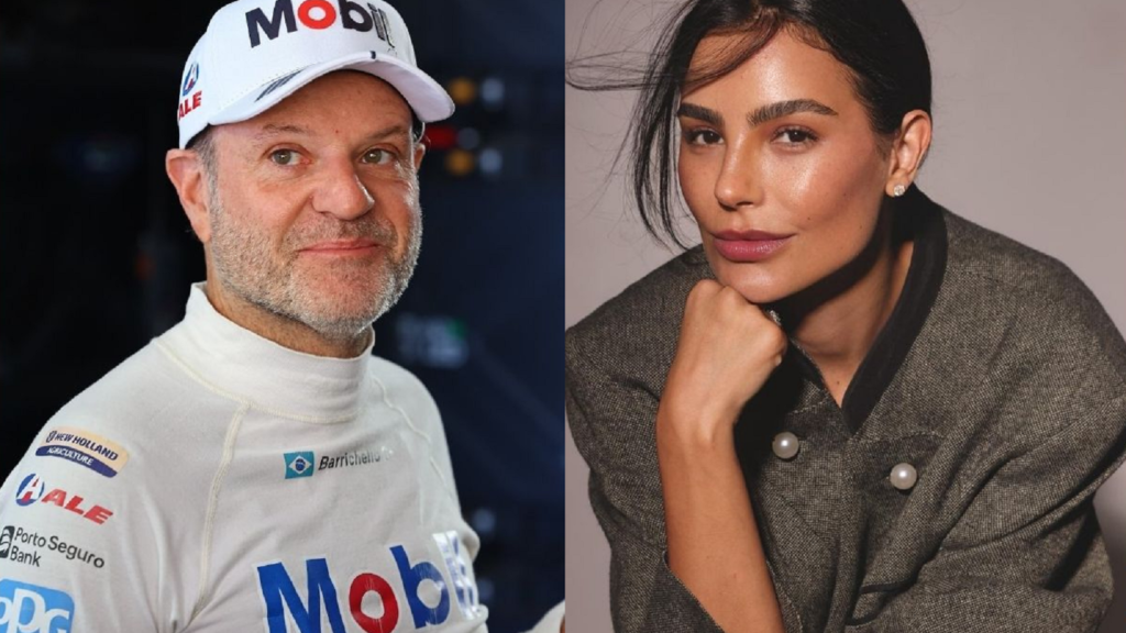 Cíntia Chagas confirma namoro com Rubens Barrichello