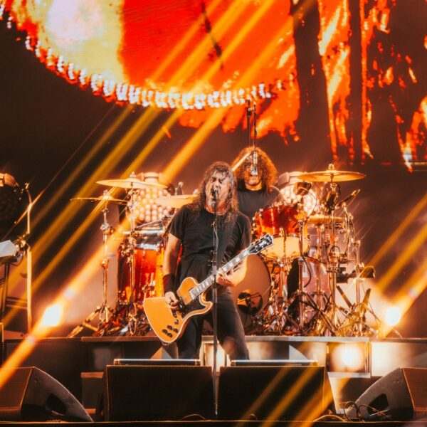 Foo Fighters se apresenta no Palco Mundo durante o primeiro dia do Rock in Rio 2026, em 4 de setembro - Foto: Diego Padilha