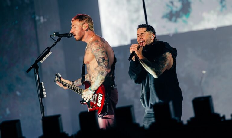 Avenged Sevenfold se apresenta no Palco Mundo durante o segundo dia do Rock in Rio 2026, em 5 de setembro - Foto: Alex Loch