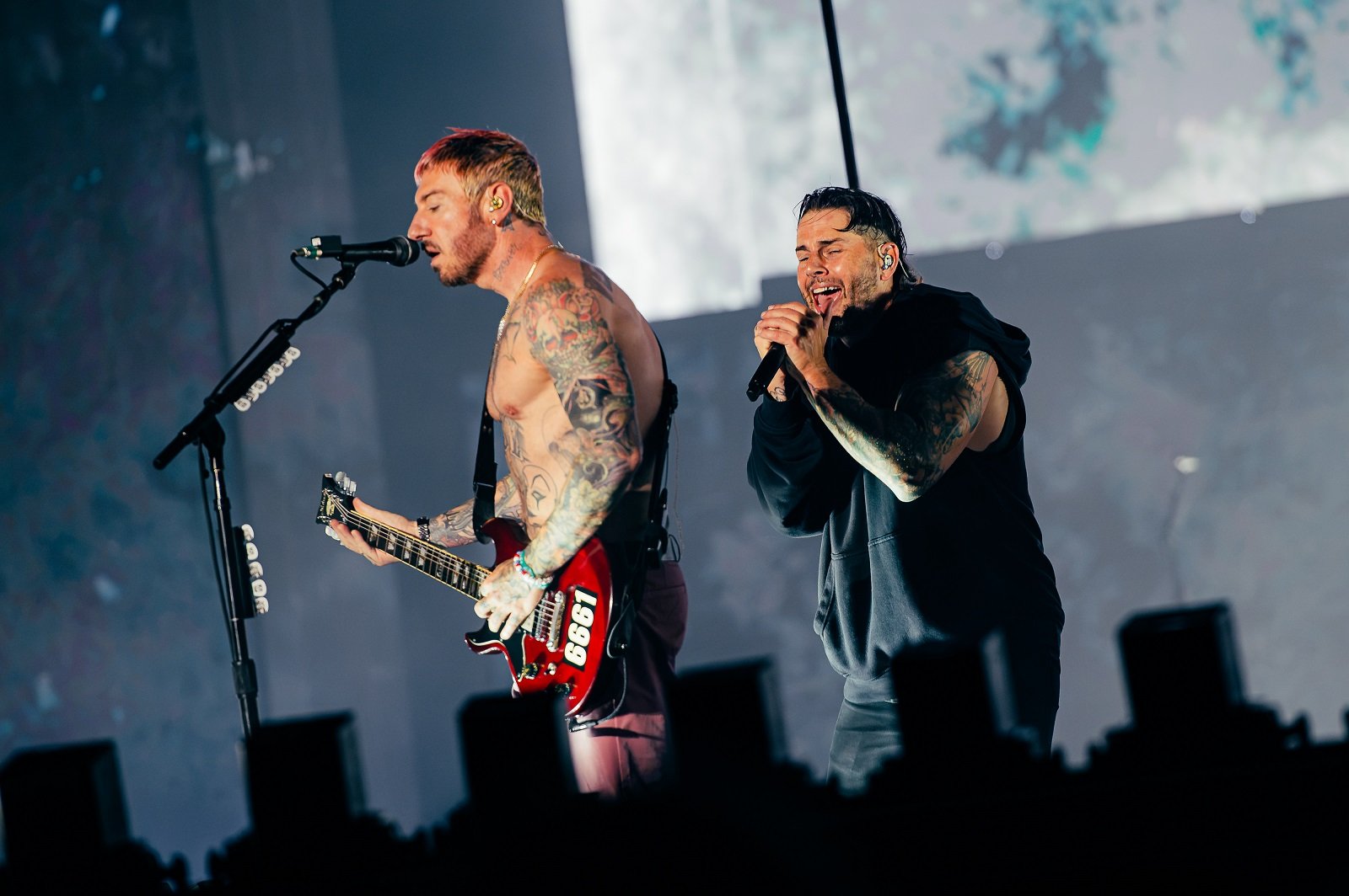 Avenged Sevenfold se apresenta no Palco Mundo durante o segundo dia do Rock in Rio 2026, em 5 de setembro - Foto: Alex Loch