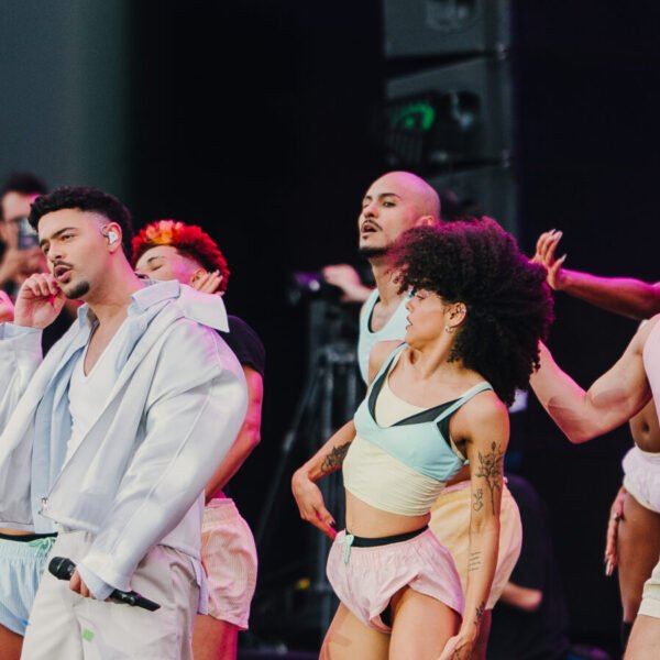 Pedro Sampaio se apresenta no Palco Mundo durante o sexto dia do Rock in Rio 2026, em 12 de setembro - Foto: @mangabeira