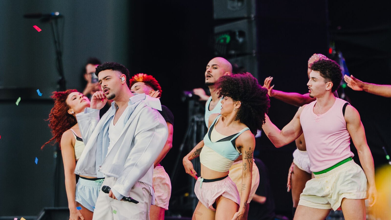 Pedro Sampaio se apresenta no Palco Mundo durante o sexto dia do Rock in Rio 2026, em 12 de setembro - Foto: @mangabeira