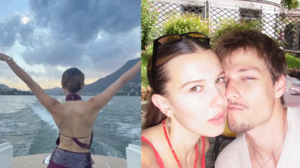 Millie Bobby Brown compartilha fotos inéditas de viagem com marido e filha 1 Millie Bobby Brown abre álbum de viagem com filha e marido