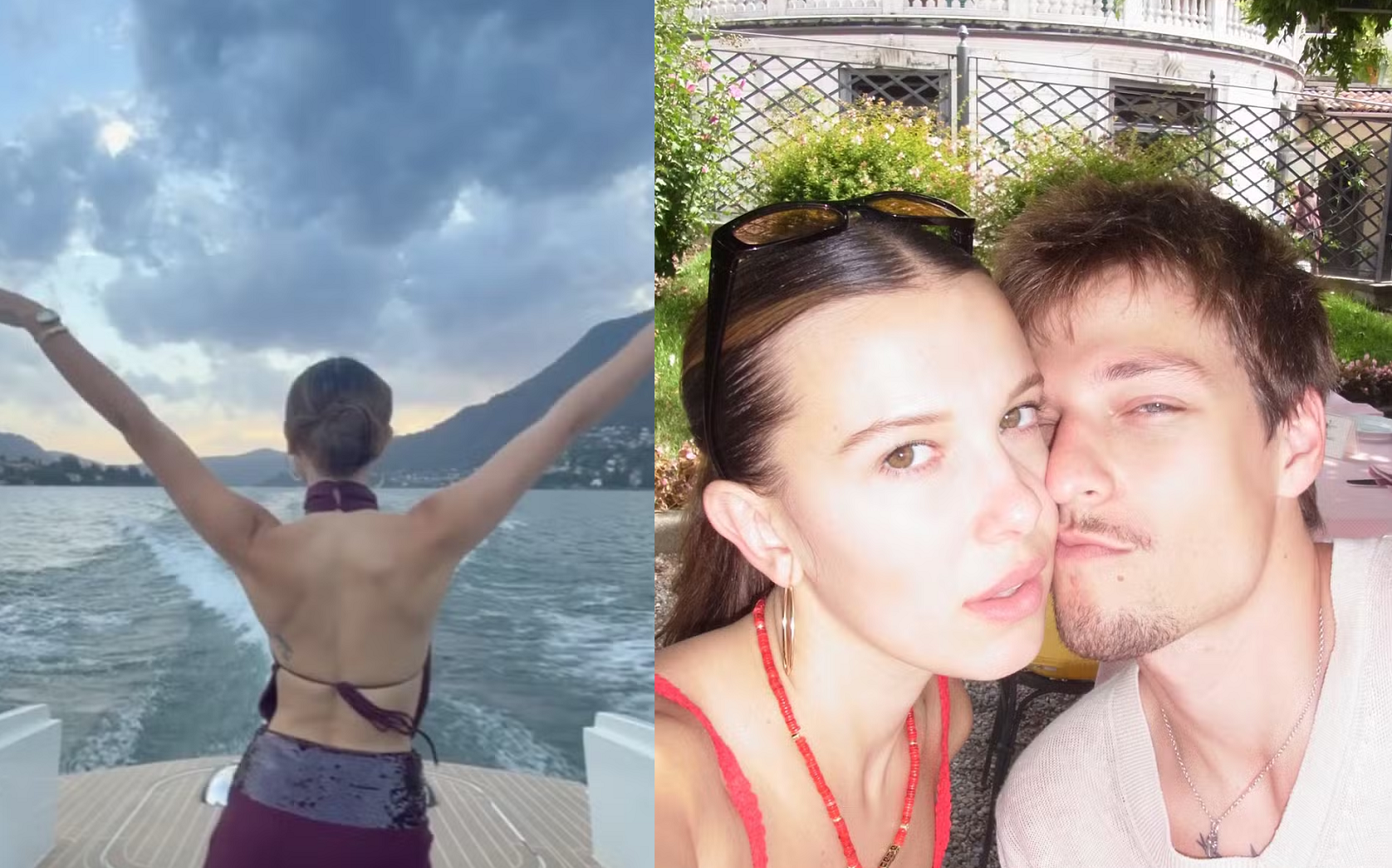 Millie Bobby Brown abre álbum de viagem com filha e marido