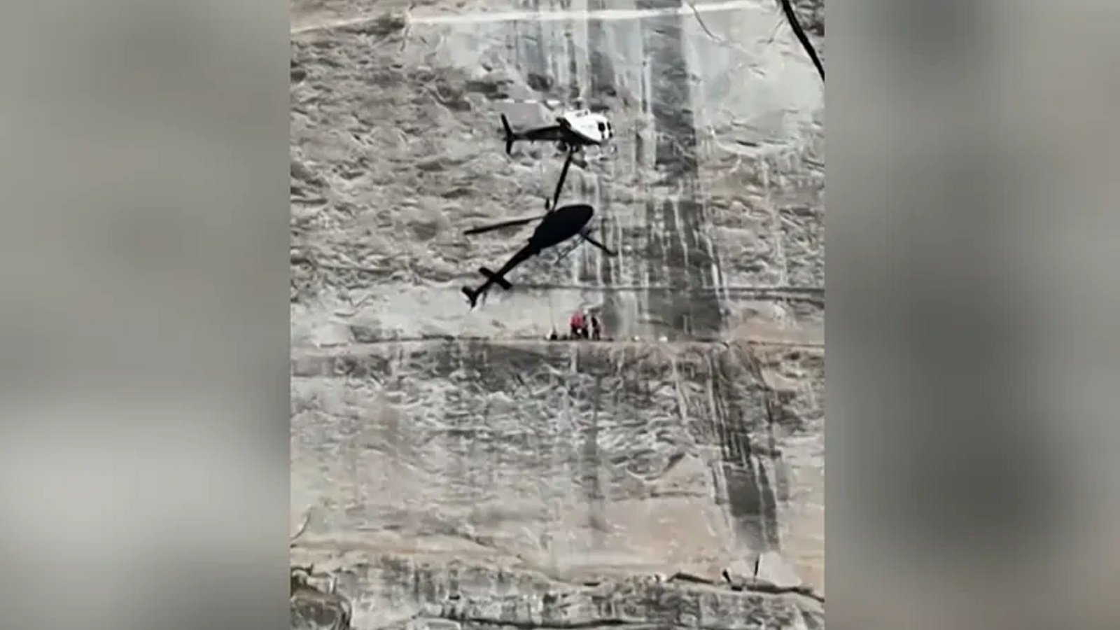 Escalador resgatado em penhasco de 200 metros - Foto: Reprodução