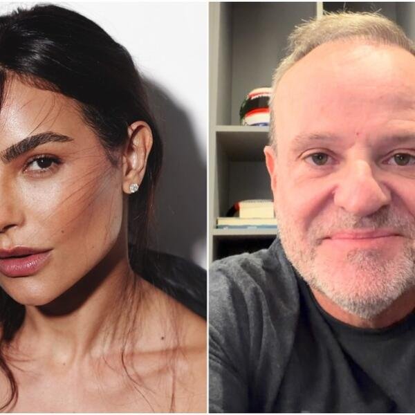 Rubens Barrichello e Cíntia Chagas terminam namoro menos de um mês após assumirem relacionamento