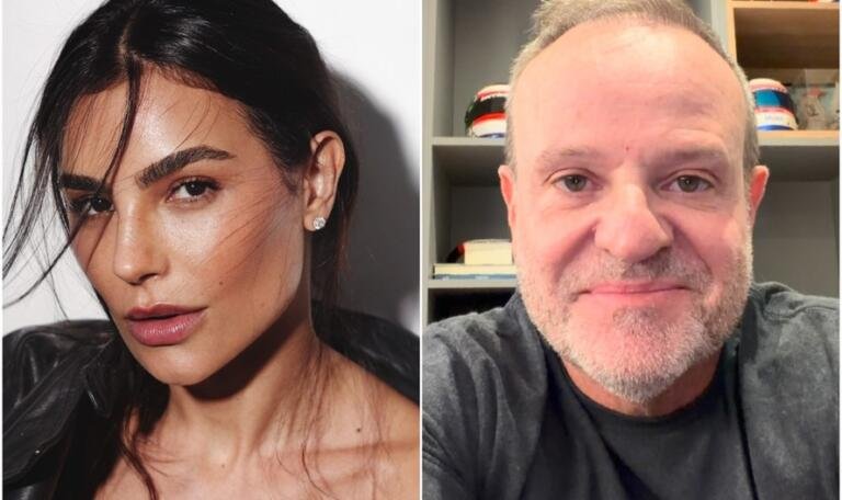 Rubens Barrichello e Cíntia Chagas terminam namoro menos de um mês após assumirem relacionamento