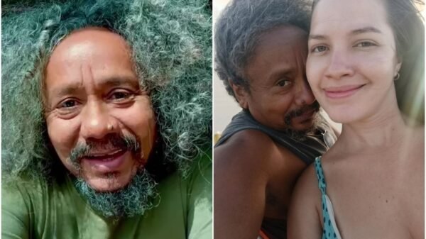 Chico César se declara para namorada 31 anos mais jovem em aniversário: “Meu amor”