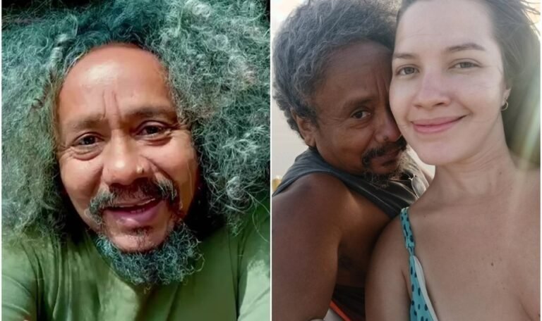 Chico César se declara para namorada 31 anos mais jovem em aniversário: “Meu amor”