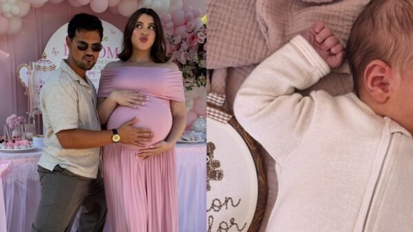 Taylor Lautner e a esposa anunciam nascimento da primeira filha e revelam nome do bebê