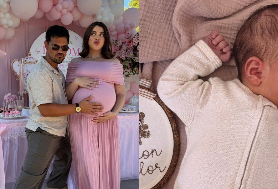 Taylor Lautner e a esposa anunciam nascimento da primeira filha e revelam nome do bebê
