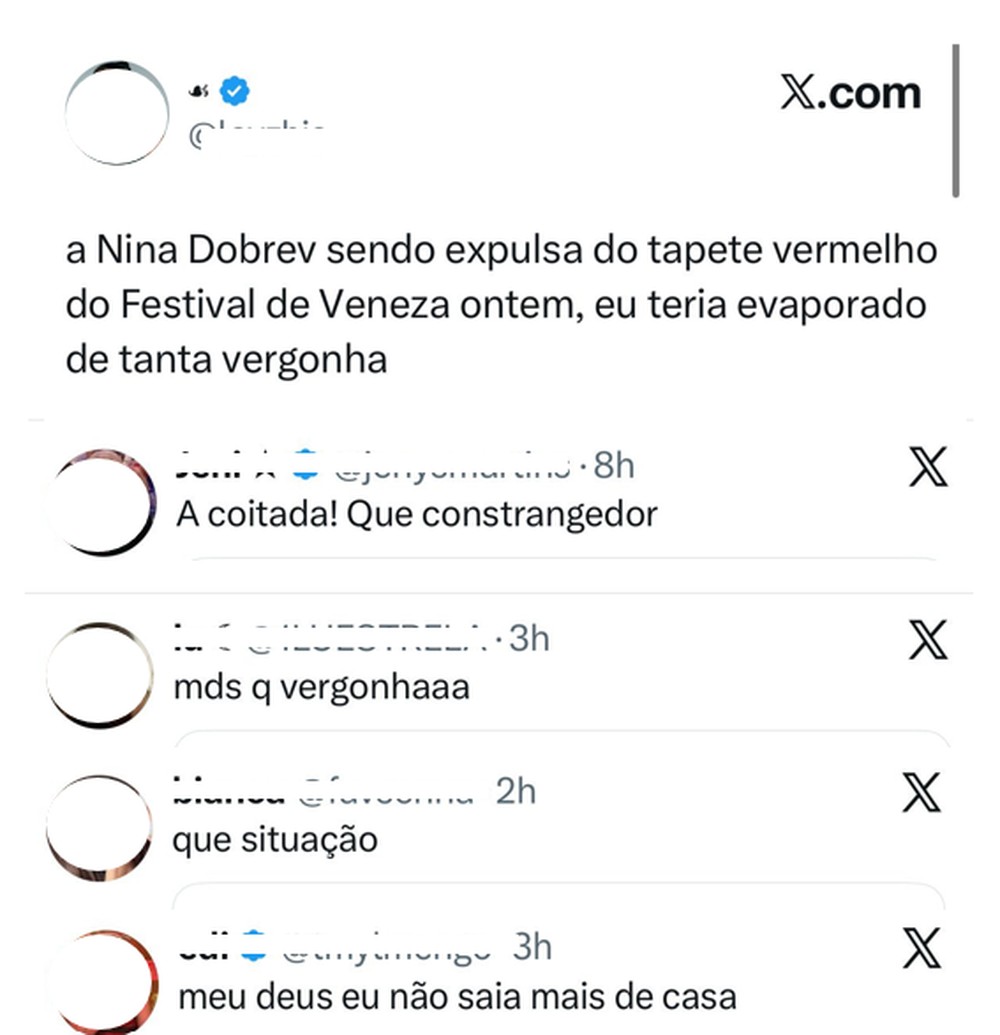 Nina Dobrev é retirada do tapete vermelho no Festival de Veneza: “Eu teria evaporado de vergonha” 46 captura de tela 2026 09 03 192545