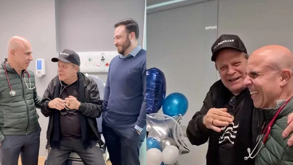 Chico Pinheiro celebra fim da quimioterapia após tratamento contra câncer