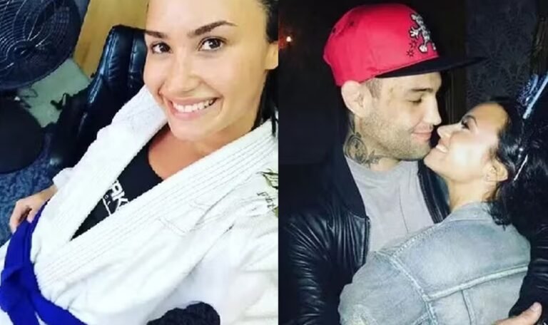 Demi Lovato viveu romance com lutador brasileiro que morreu em 2024; saiba quem 46 Guilherme Bomba e Demi Lovato - Foto: Reprodução/ Instagram