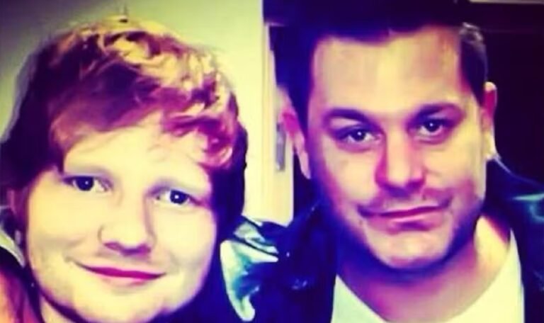 Ed Sheeran com o primo, Jethro Sheeran — Foto: Reprodução