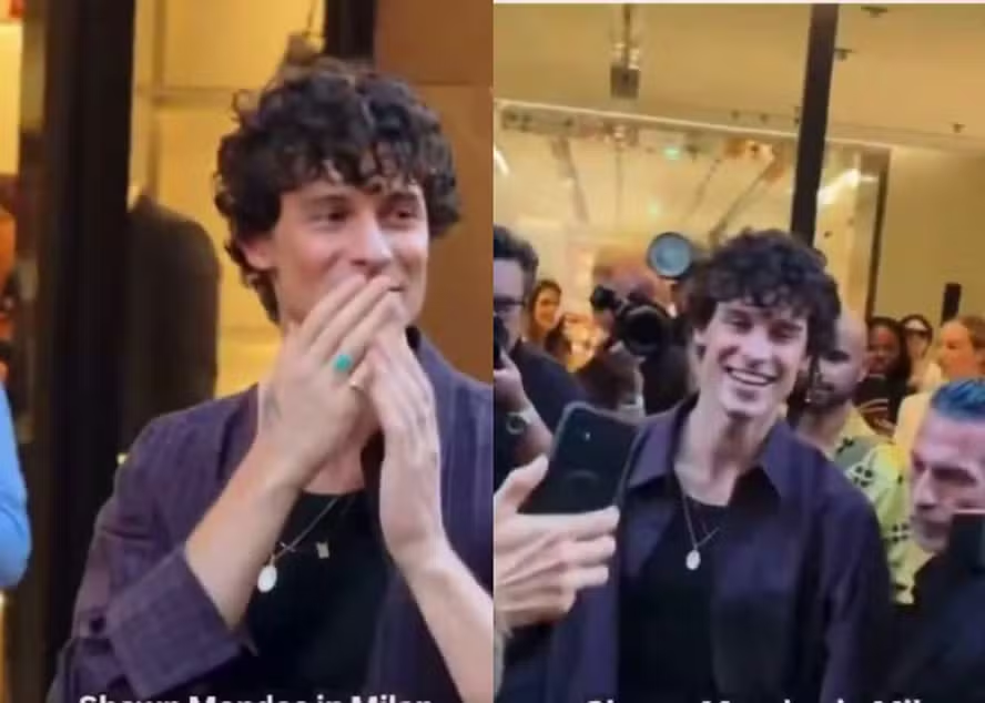 Shawn Mendes celebra 10 anos de ‘Illuminate’ em evento especial da Gucci em Milão