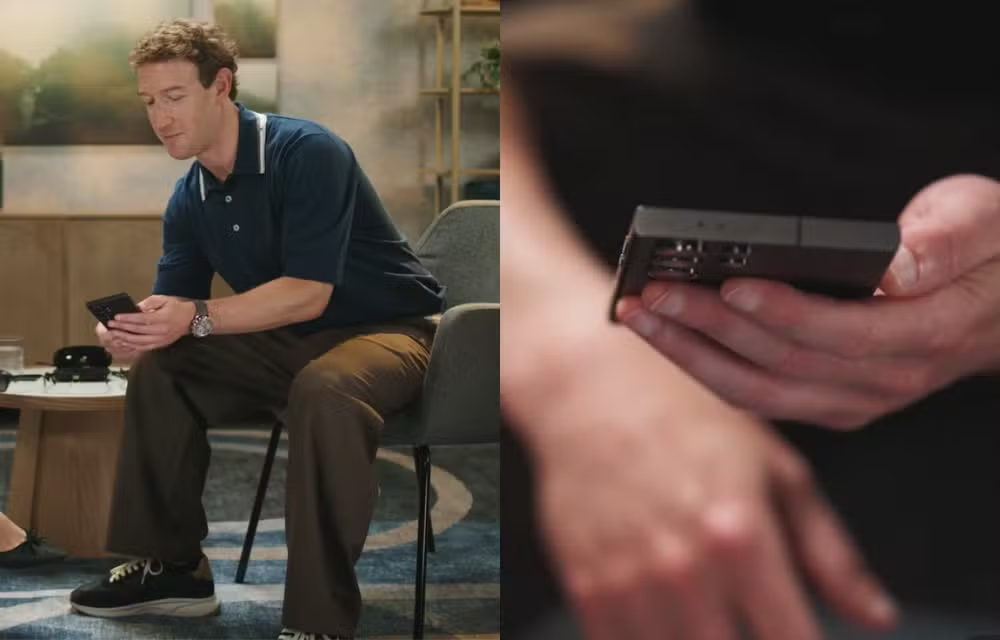 Mark Zuckerberg surpreende ao aparecer com celular de 2024 durante entrevista; saiba qual é o modelo 46 Mark Zuckerberg surpreende ao aparecer com celular de 2024 durante entrevista; saiba qual é o modelo