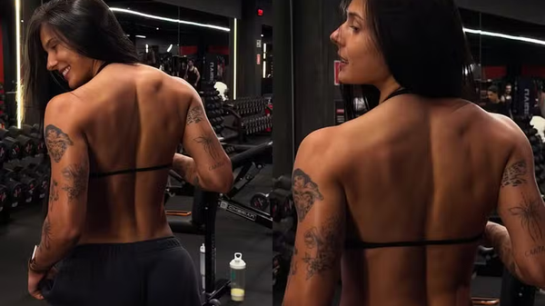 Ana Castela surpreende ao exibir costas musculosas: “Eles tão que tão”