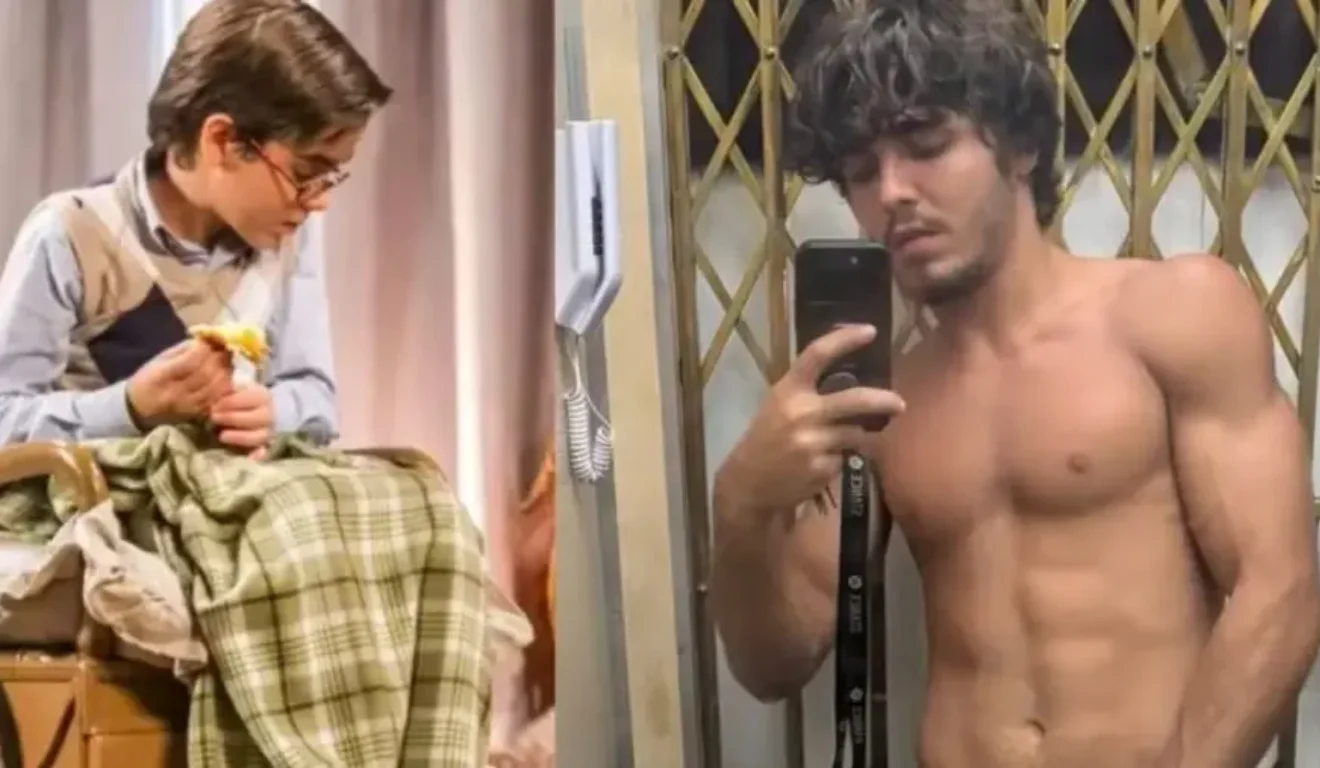 Lembra dele? Ator mirim da Globo, Xande Valois surpreende ao surgir saradão na web; veja
