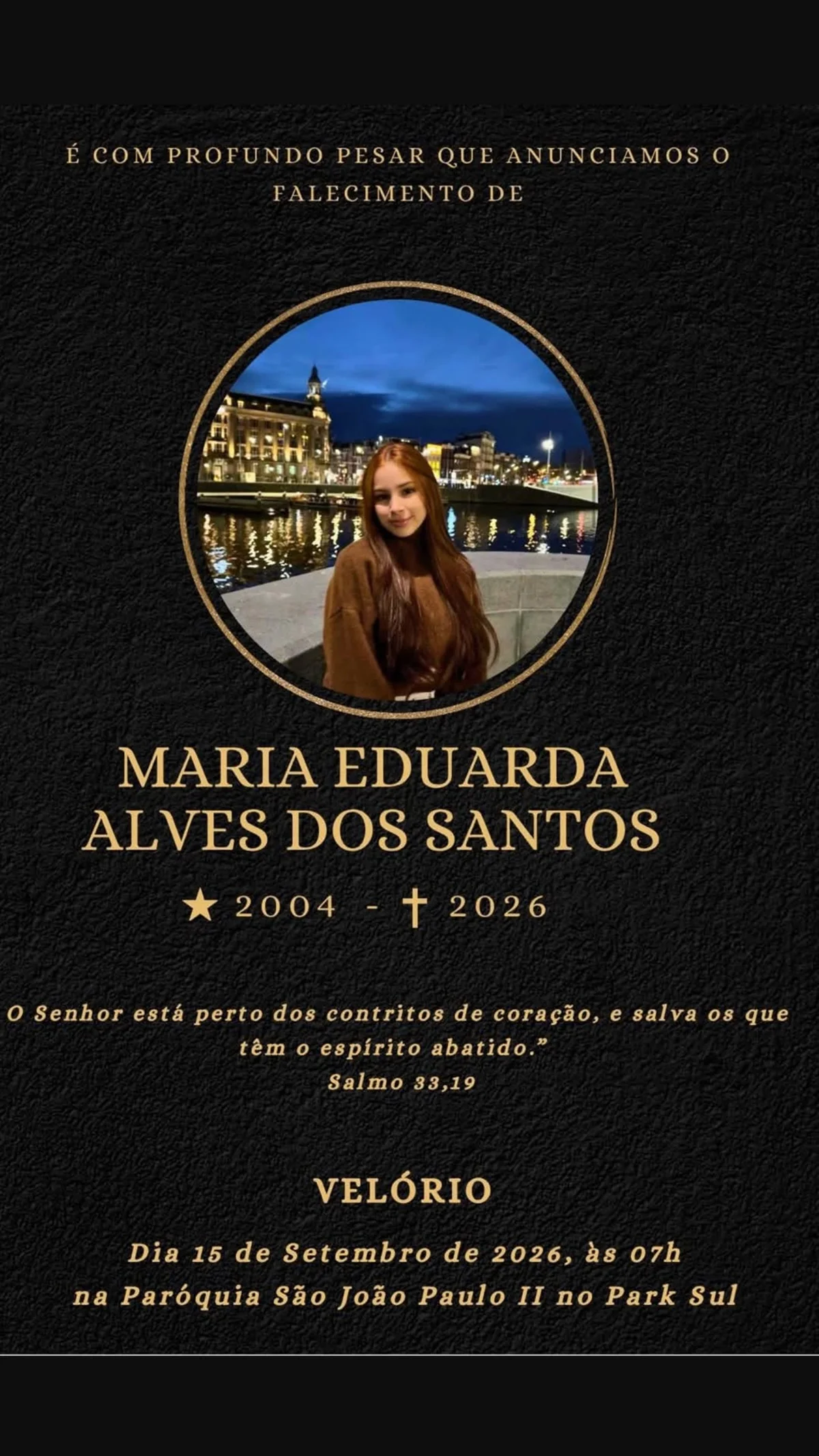 Tiktoker Duda Alves morre aos 22 anos e causa comoção nas redes 47 Tiktoker Duda Alves morre aos 22 anos e causa comoção nas redes