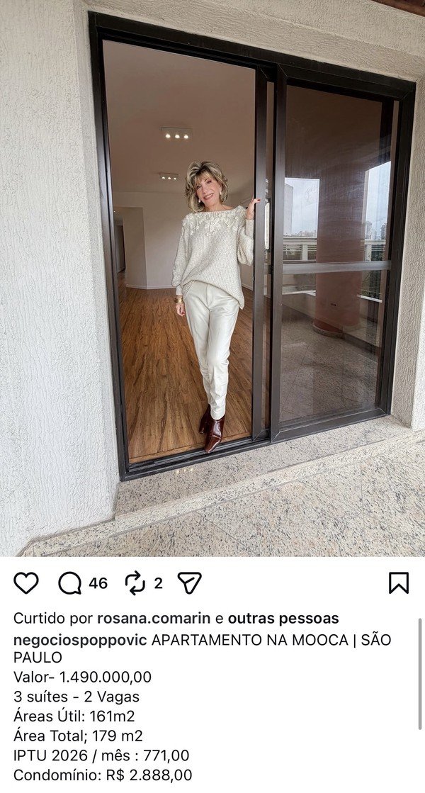 Silvia Poppovic coloca apartamento de luxo à venda em São Paulo por R$ 1,49 milhão; veja fotos 48 Silvia Poppovic coloca apartamento de luxo à venda em São Paulo por R$ 1,49 milhão; veja fotos