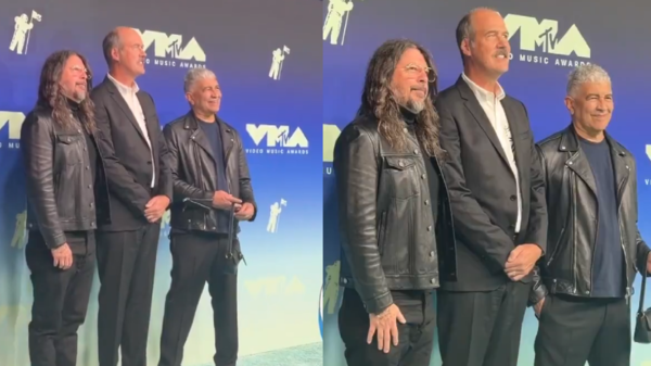 VMA 2026: integrantes do Nirvana se reúnem no tapete vermelho para receber prêmio honorário 15 VMA 2026: integrantes do Nirvana se reúnem no tapete vermelho para receber prêmio honorário