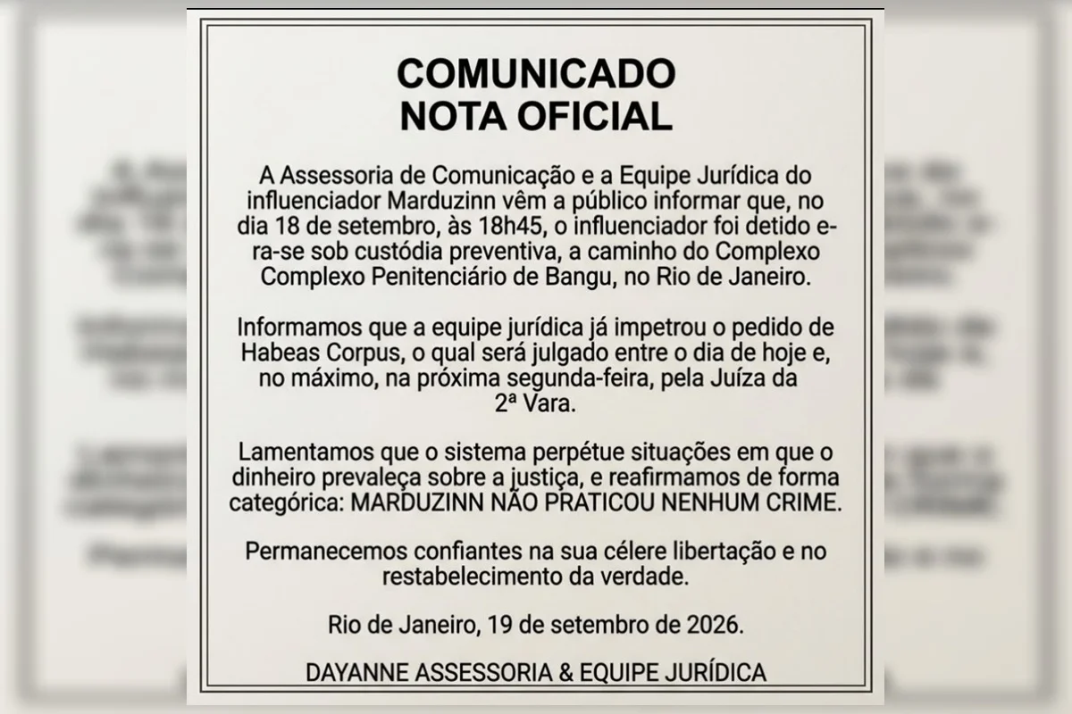Influenciador é preso no Rio após publicação envolvendo filha de Virginia Fonseca e Zé Felipe 48 Influenciador é preso no Rio após publicação envolvendo filha de Virginia Fonseca e Zé Felipe