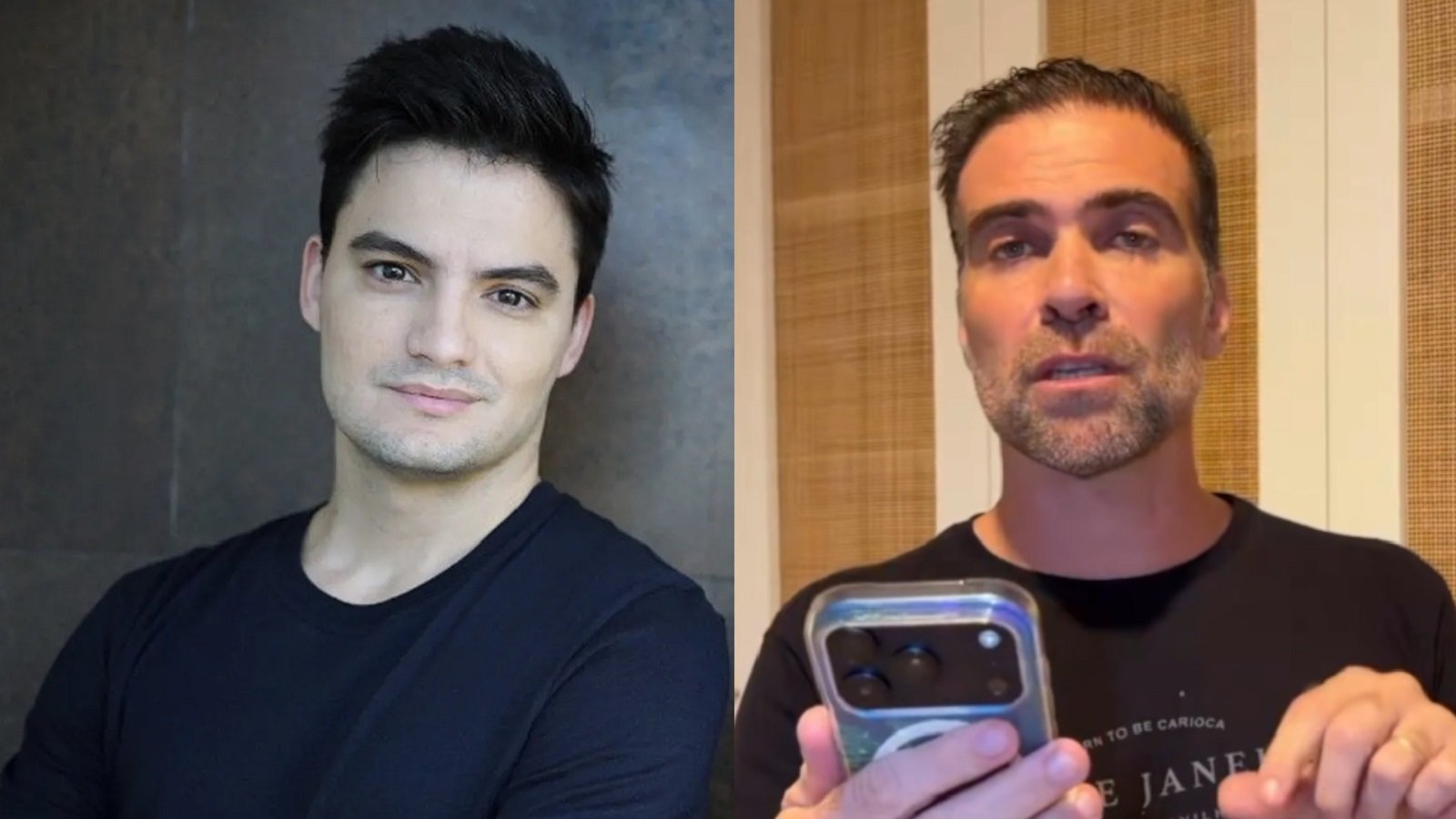 Os influenciadores Felipe Neto e Thiago Asmar, o pilhado - Foto: Reprodução/Redes Sociais