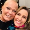 Xuxa e a ex-paquita Andrea Sorvetão — Foto: Reprodução